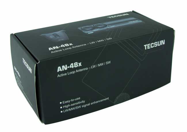 TECSUN AN-48X - Новейшая активная рамочная антенна для коротких, средних и длинных волн. Новинка!